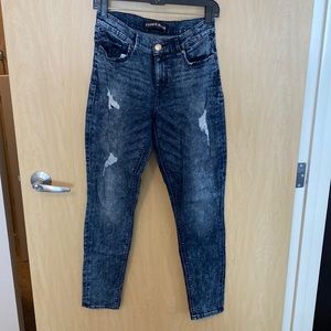 Express acid wash denim